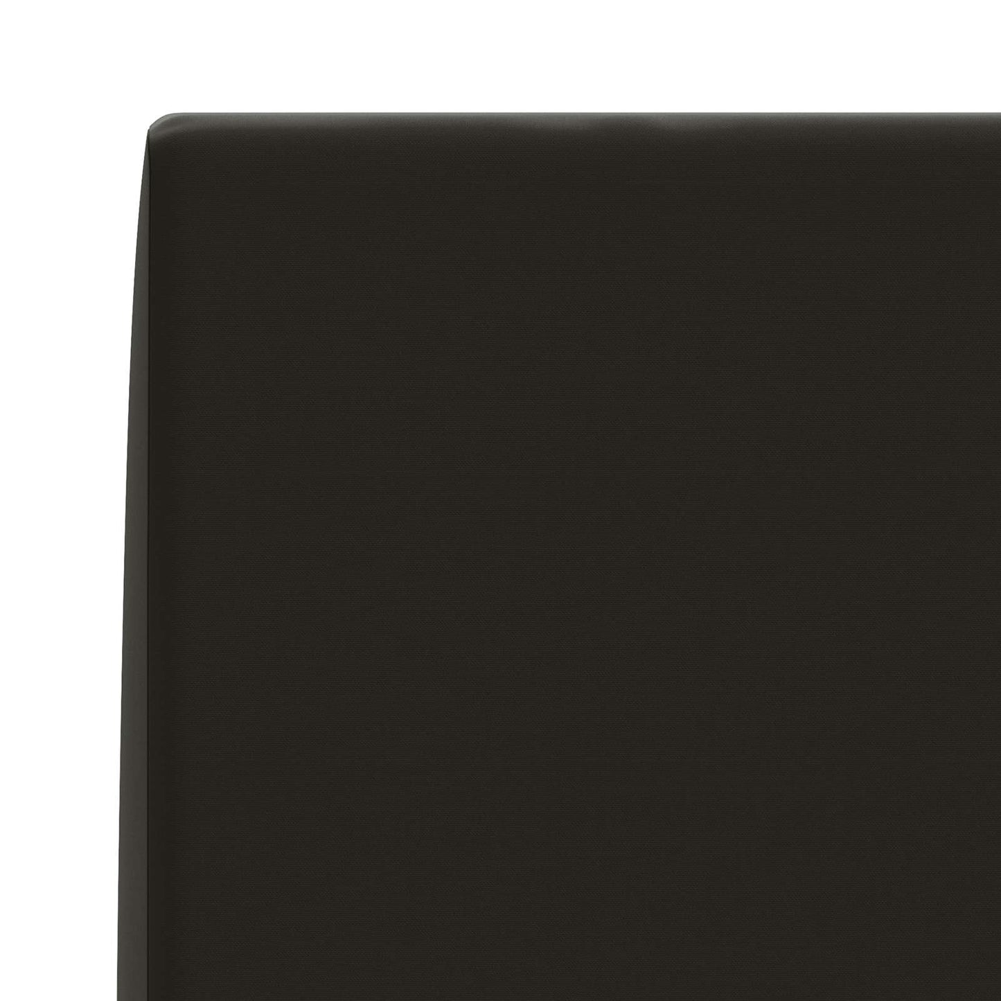 Back cushion SOEST 100% Polyester Black 60 x 20 x 40 cm