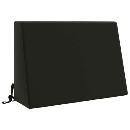 Back cushion SOEST 100% Polyester Black 60 x 20 x 40 cm
