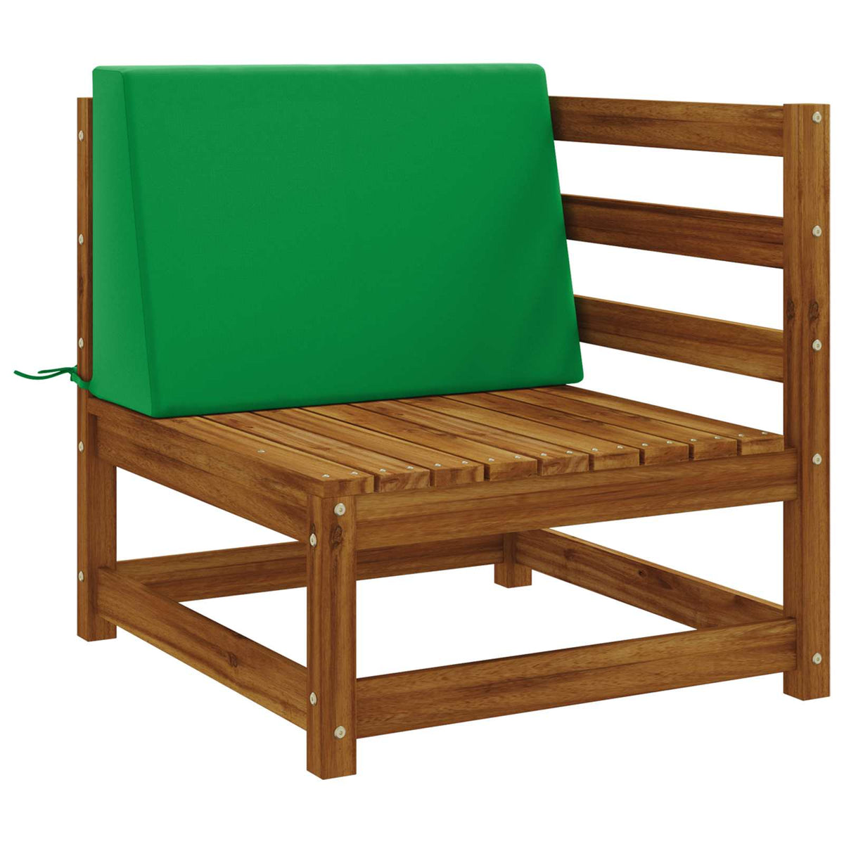 Back cushion SOEST 100% Polyester Green 60 x 20 x 40 cm