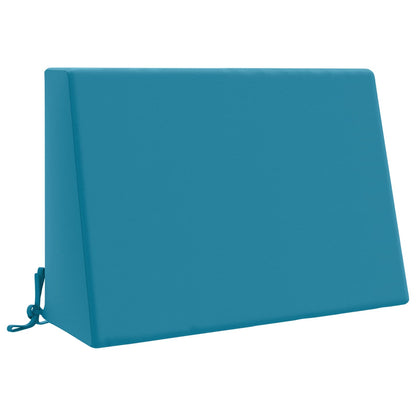 Back cushion SOEST 100% Polyester Light blue 60 x 20 x 40 cm