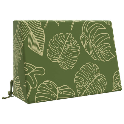 Back cushion SOEST 100% Polyester Leaf design 60 x 20 x 40 cm