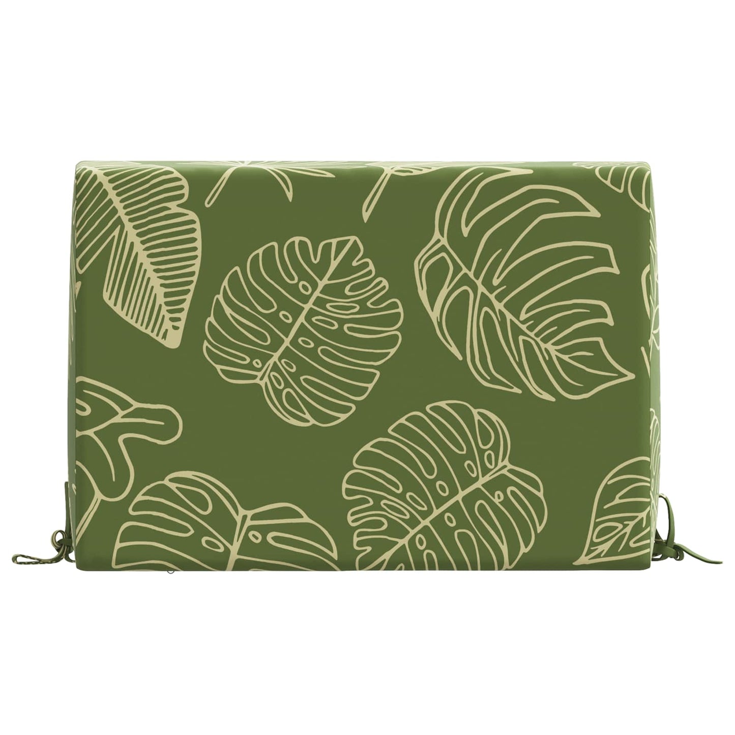 Back cushion SOEST 100% Polyester Leaf design 60 x 20 x 40 cm
