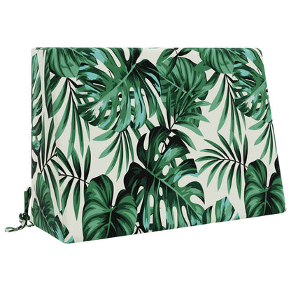 Back cushion SOEST 100% Polyester Leaf pattern 60 x 20 x 40 cm