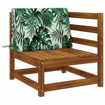 Back cushion SOEST 100% Polyester Leaf pattern 60 x 20 x 40 cm