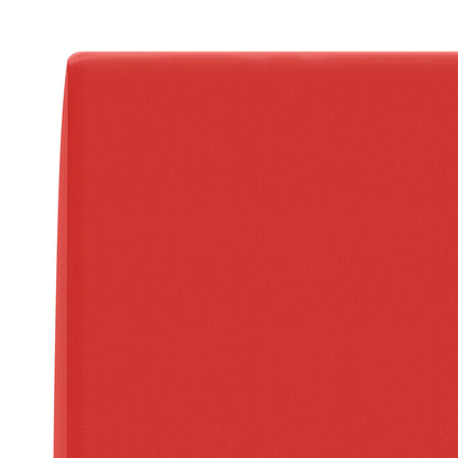 Back cushion SOEST 100% Polyester Red 60 x 20 x 40 cm