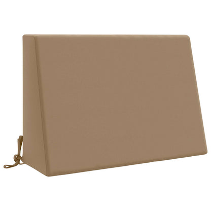 Back cushion SOEST 100% Polyester Taupe 60 x 20 x 40 cm