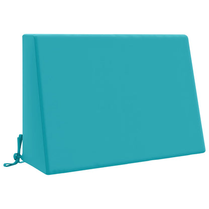 Back cushion SOEST 100% Polyester Turquoise 60 x 20 x 40 cm