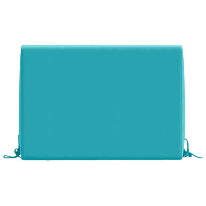 Back cushion SOEST 100% Polyester Turquoise 60 x 20 x 40 cm