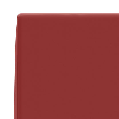 Back cushion SOEST 100% Polyester Wine red 60 x 20 x 40 cm