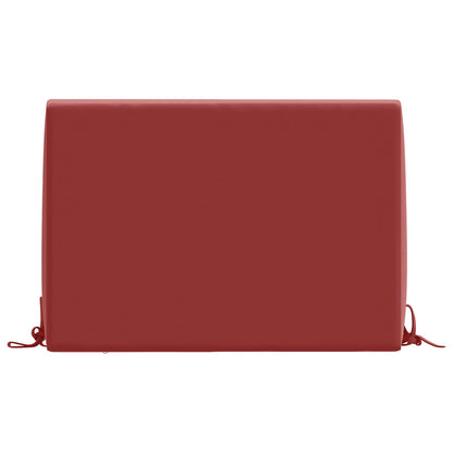 Back cushion SOEST 100% Polyester Wine red 60 x 20 x 40 cm