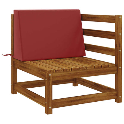 Back cushion SOEST 100% Polyester Wine red 60 x 20 x 40 cm