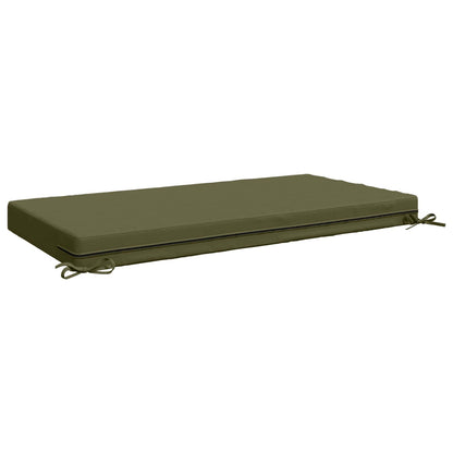 Seat Cushion SOEST 100% Polyester Olive Green 120 x 80 x 10 cm