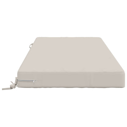 Seat Cushion SOEST 100% Polyester White 120 x 80 x 10 cm