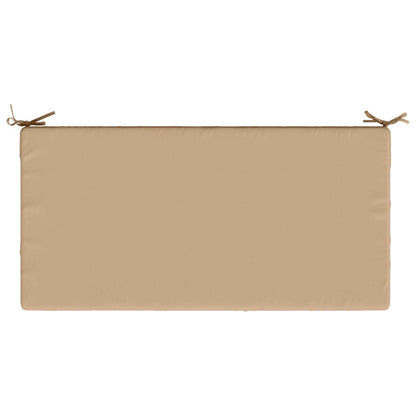 Seat Cushion SOEST 100% Polyester Sand 120 x 80 x 10 cm