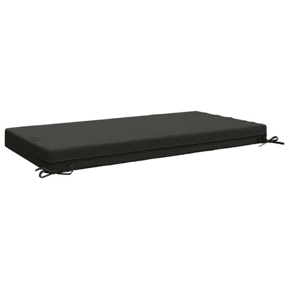 Seat Cushion SOEST 100% Polyester Anthracite 120 x 80 x 10 cm