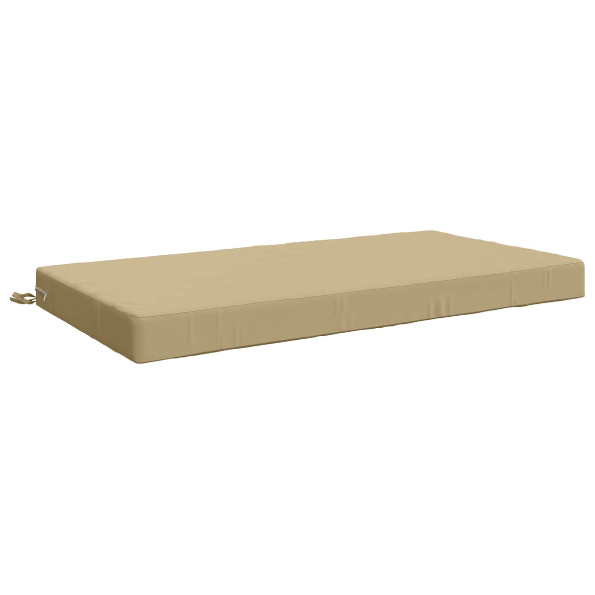 Seat Cushion SOEST 100% Polyester Beige 120 x 80 x 10 cm
