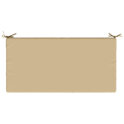Seat Cushion SOEST 100% Polyester Beige 120 x 80 x 10 cm