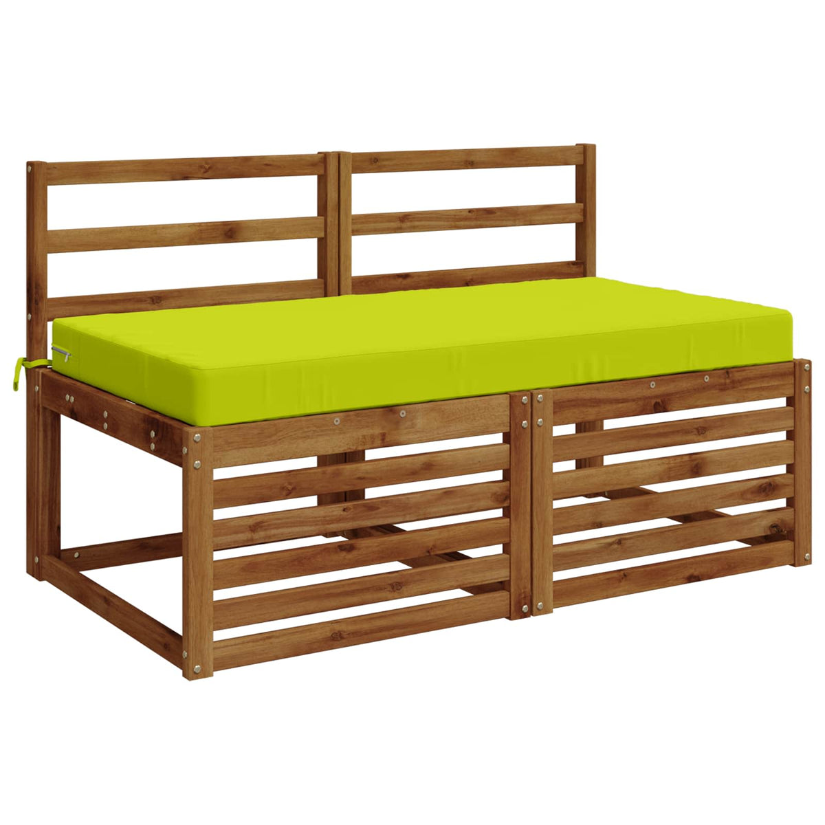 Seat Cushion SOEST 100% Polyester Bright Green 120 x 80 x 10 cm