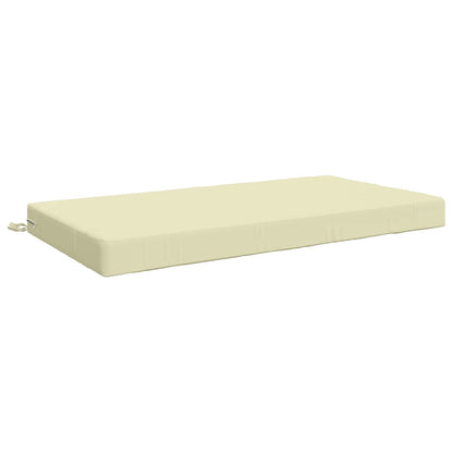 Seat Cushion SOEST 100% Polyester Cream 120 x 80 x 10 cm