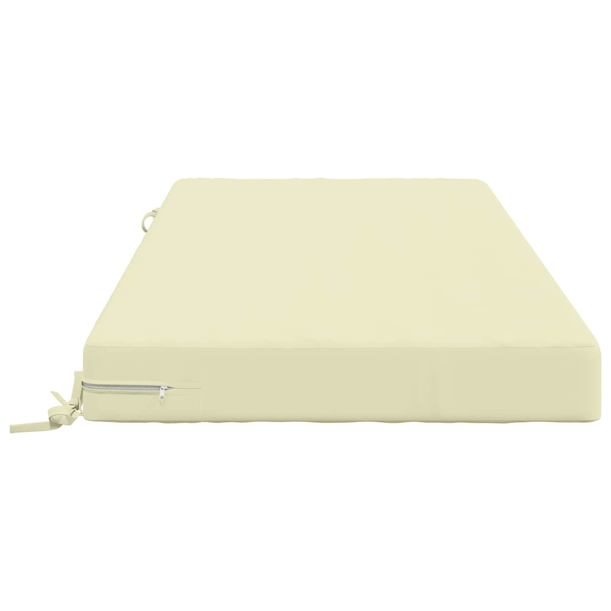 Seat Cushion SOEST 100% Polyester Cream 120 x 80 x 10 cm