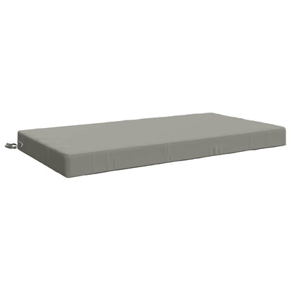 Seat Cushion SOEST 100% Polyester Grey 120 x 80 x 10 cm