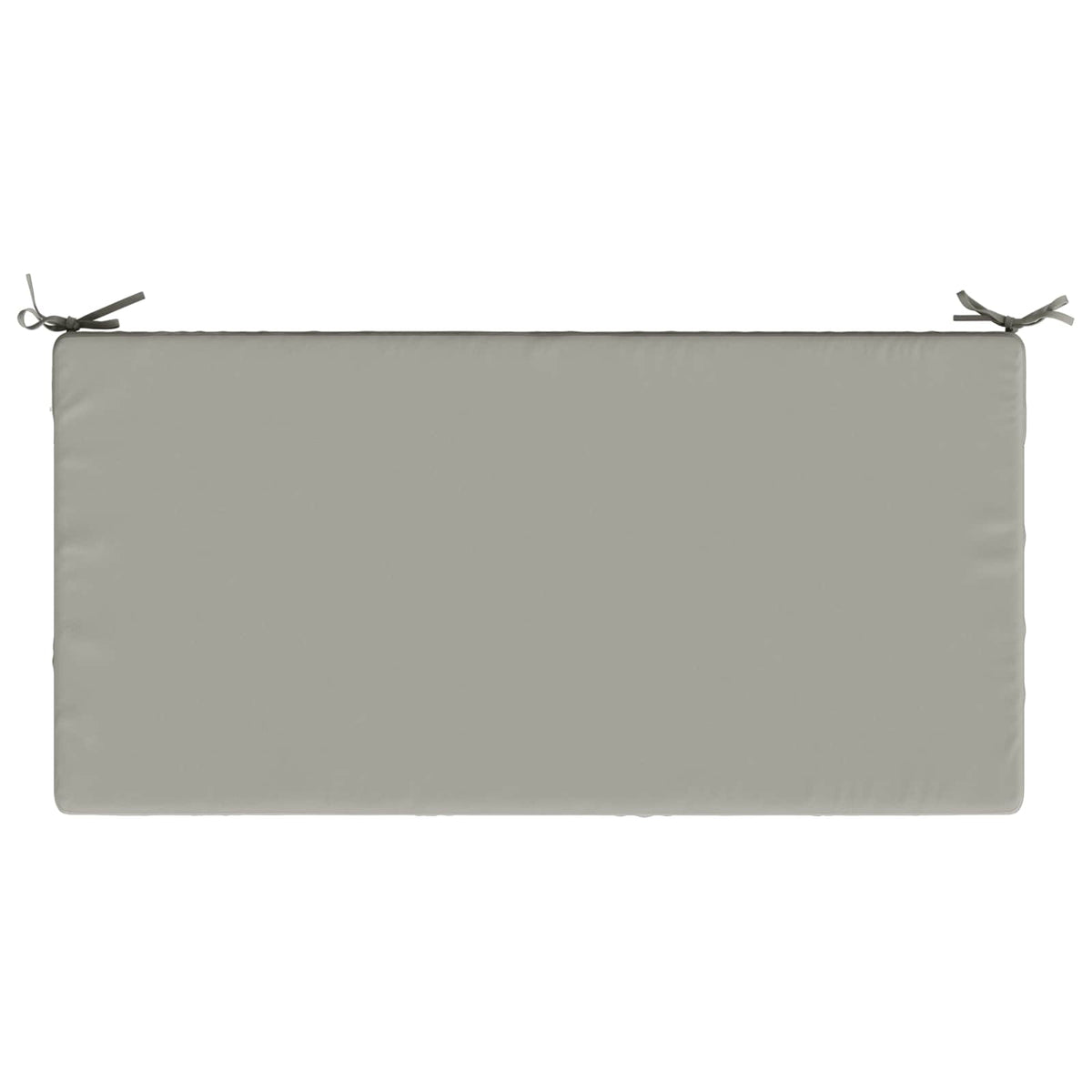 Seat Cushion SOEST 100% Polyester Grey 120 x 80 x 10 cm