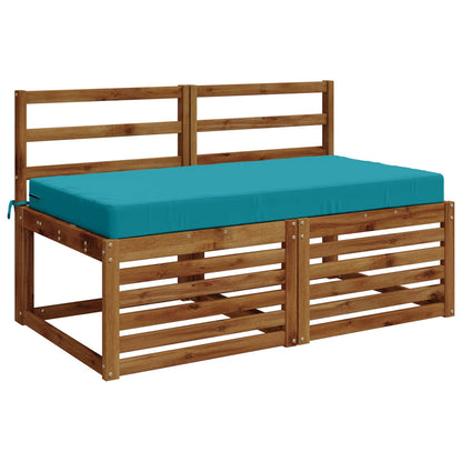 Seat Cushion SOEST 100% Polyester Turquoise 120 x 80 x 10 cm