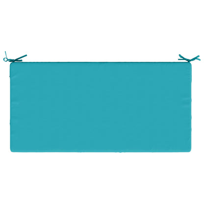 Seat Cushion SOEST 100% Polyester Turquoise 120 x 80 x 10 cm