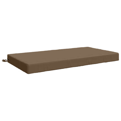 Seat Cushion SOEST 100% Polyester Taupe 120 x 60 x 10 cm