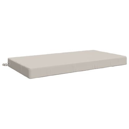 Seat Cushion SOEST 100% Polyester White 120 x 60 x 10 cm