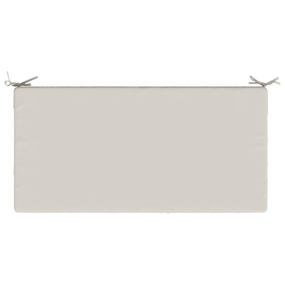 Seat Cushion SOEST 100% Polyester White 120 x 60 x 10 cm