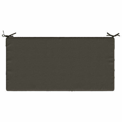 Seat Cushion SOEST 100% Polyester Anthracite 120 x 60 x 10 cm