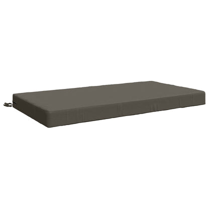Seat Cushion SOEST 100% Polyester Grey 120 x 60 x 10 cm
