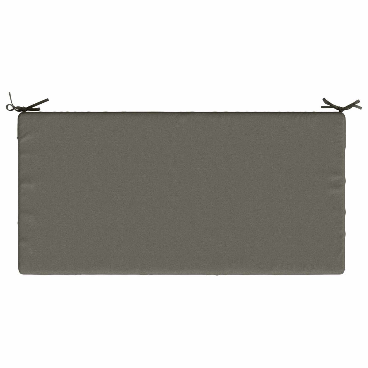 Seat Cushion SOEST 100% Polyester Grey 120 x 60 x 10 cm