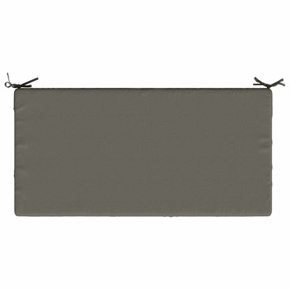 Seat Cushion SOEST 100% Polyester Grey 120 x 60 x 10 cm