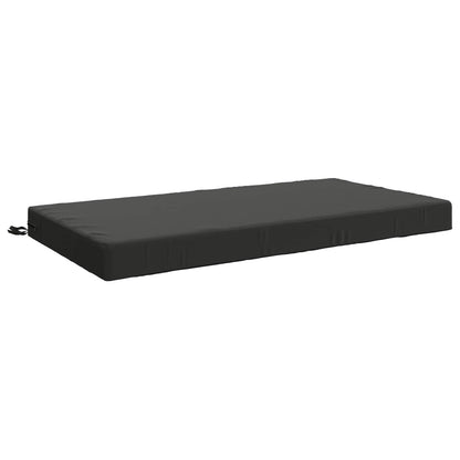 Seat Cushion SOEST 100% Polyester Anthracite 120 x 60 x 10 cm