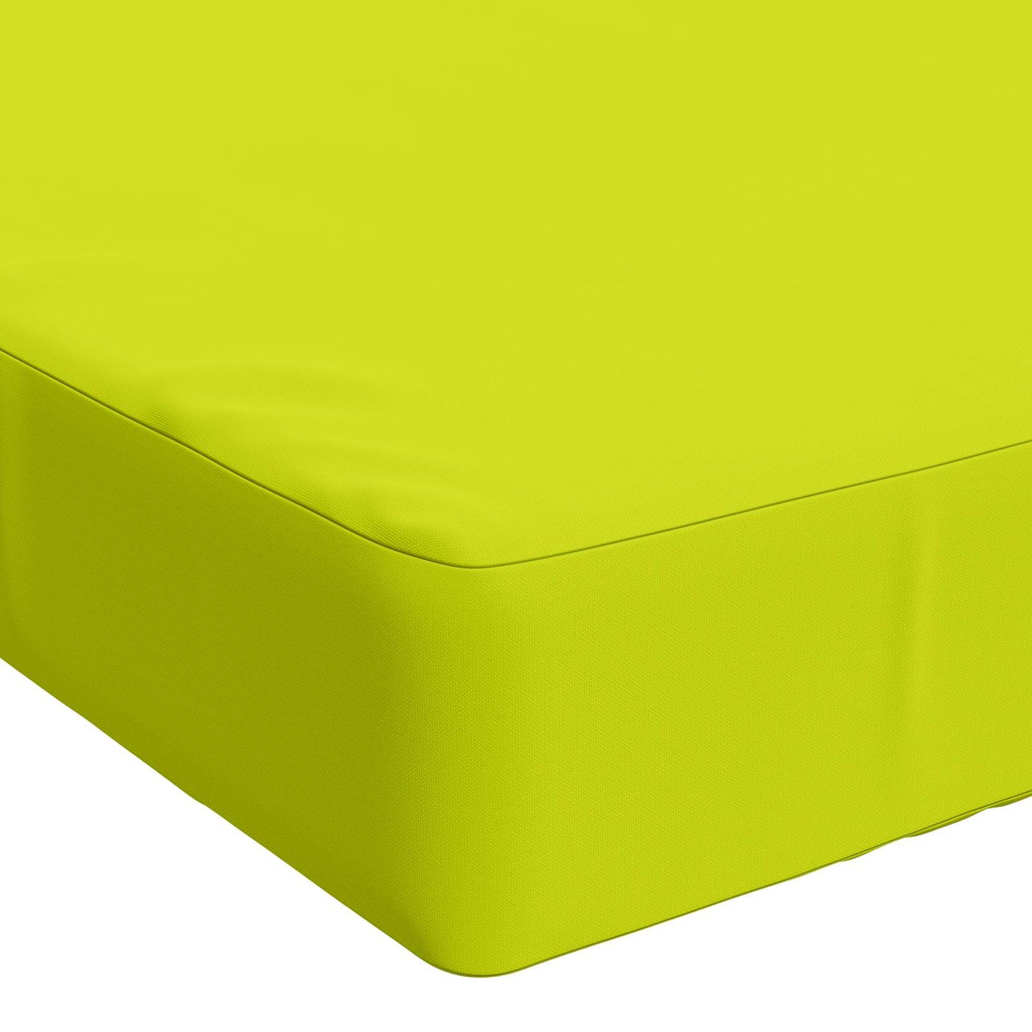 Seat Cushion SOEST 100% Polyester Bright Green 120 x 60 x 10 cm