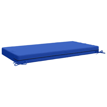 Seat Cushion SOEST 100% Polyester Royal Blue 120 x 60 x 10 cm