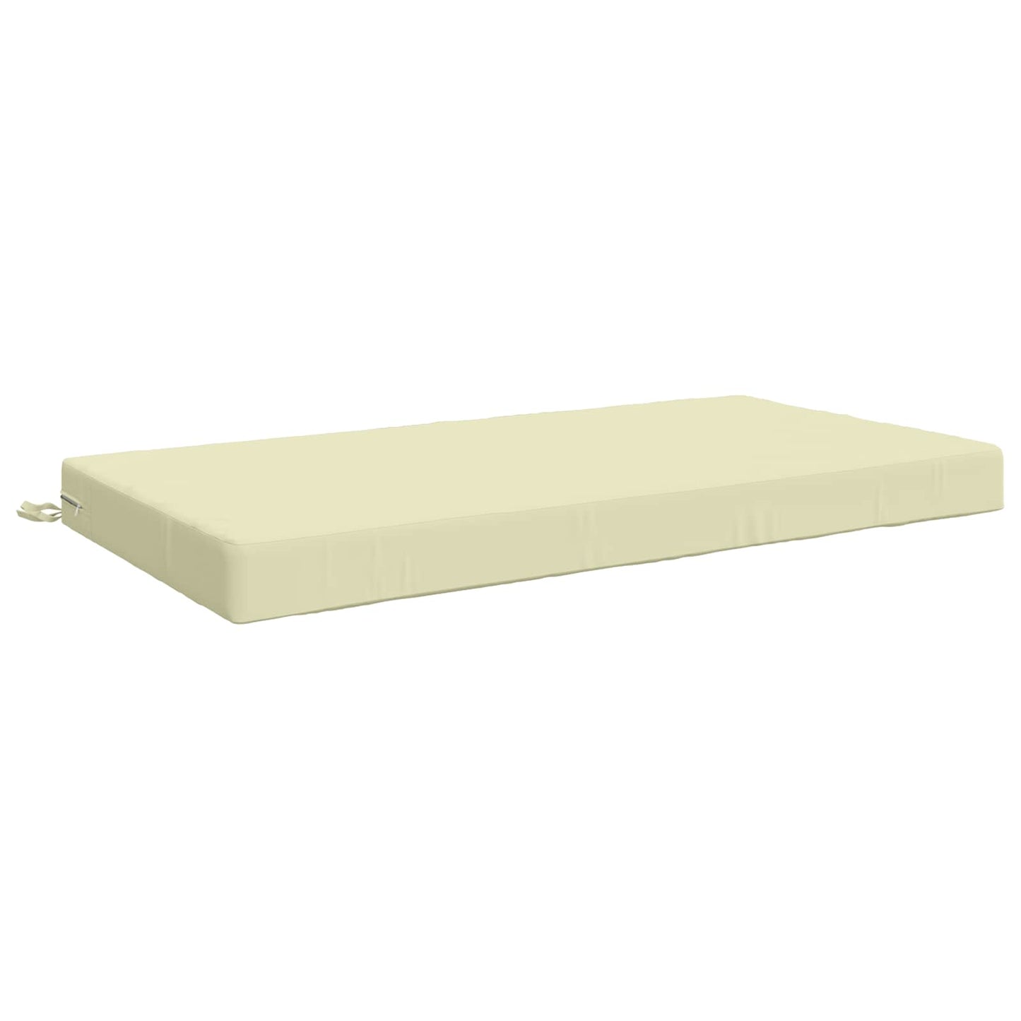 Seat Cushion SOEST 100% Polyester Cream 120 x 60 x 10 cm