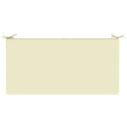 Seat Cushion SOEST 100% Polyester Cream 120 x 60 x 10 cm