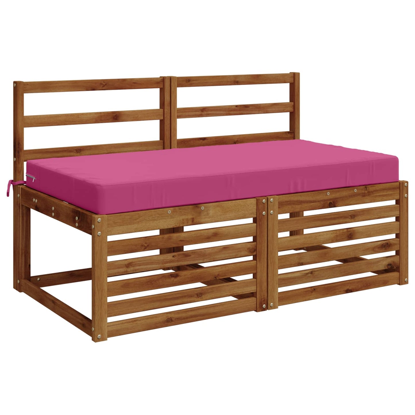 Seat Cushion SOEST 100% Polyester Pink 120 x 60 x 10 cm