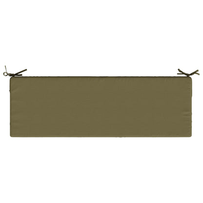 Seat Cushion SOEST 100% Polyester Olive Green 120 x 40 x 10 cm