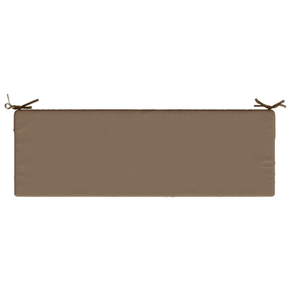 Seat Cushion SOEST 100% Polyester Taupe 120 x 40 x 10 cm