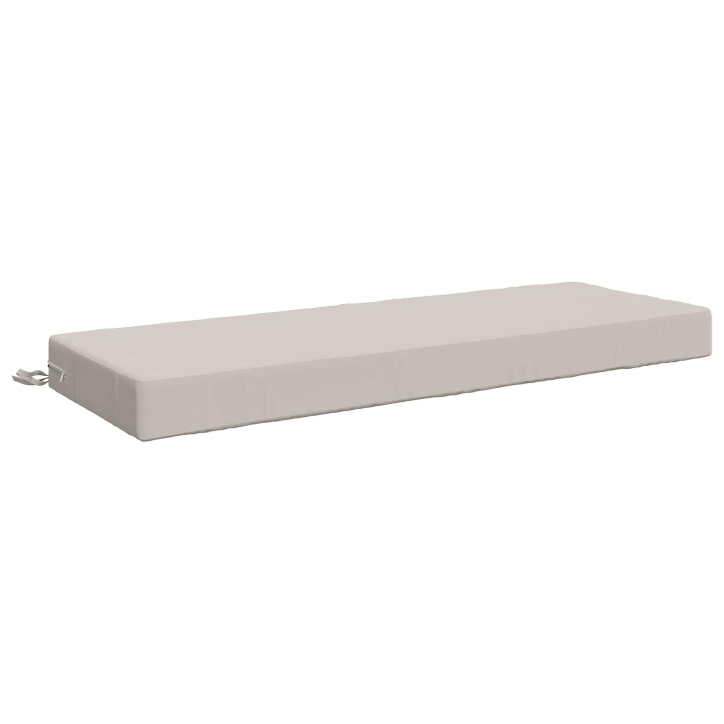 Seat Cushion SOEST 100% Polyester White 120 x 40 x 10 cm