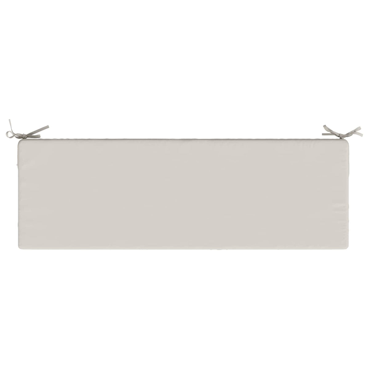 Seat Cushion SOEST 100% Polyester White 120 x 40 x 10 cm