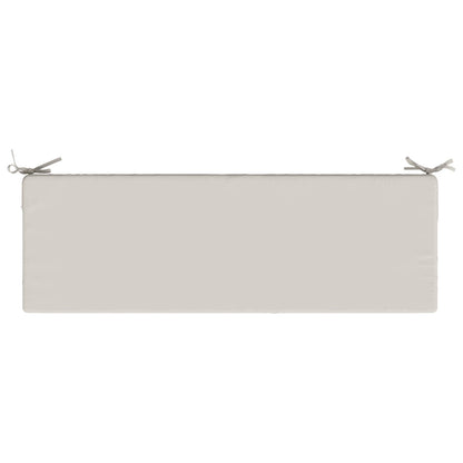 Seat Cushion SOEST 100% Polyester White 120 x 40 x 10 cm