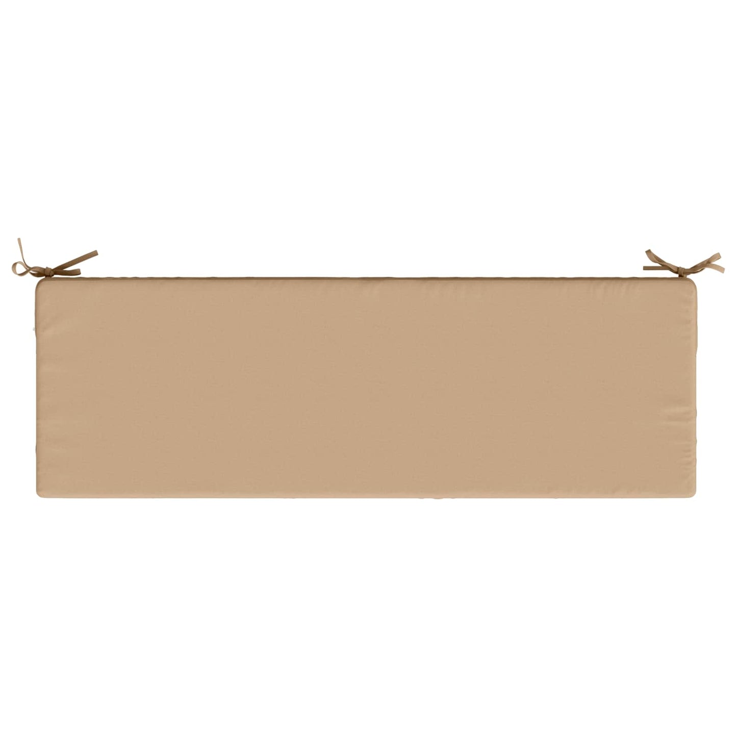 Seat Cushion SOEST 100% Polyester Sand 120 x 40 x 10 cm