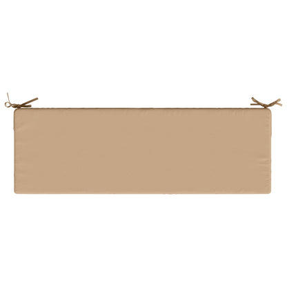 Seat Cushion SOEST 100% Polyester Sand 120 x 40 x 10 cm