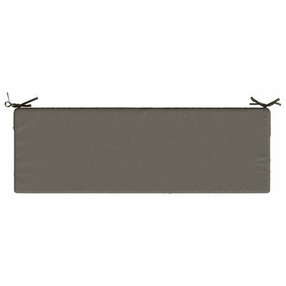 Seat Cushion SOEST 100% Polyester Grey 120 x 40 x 10 cm