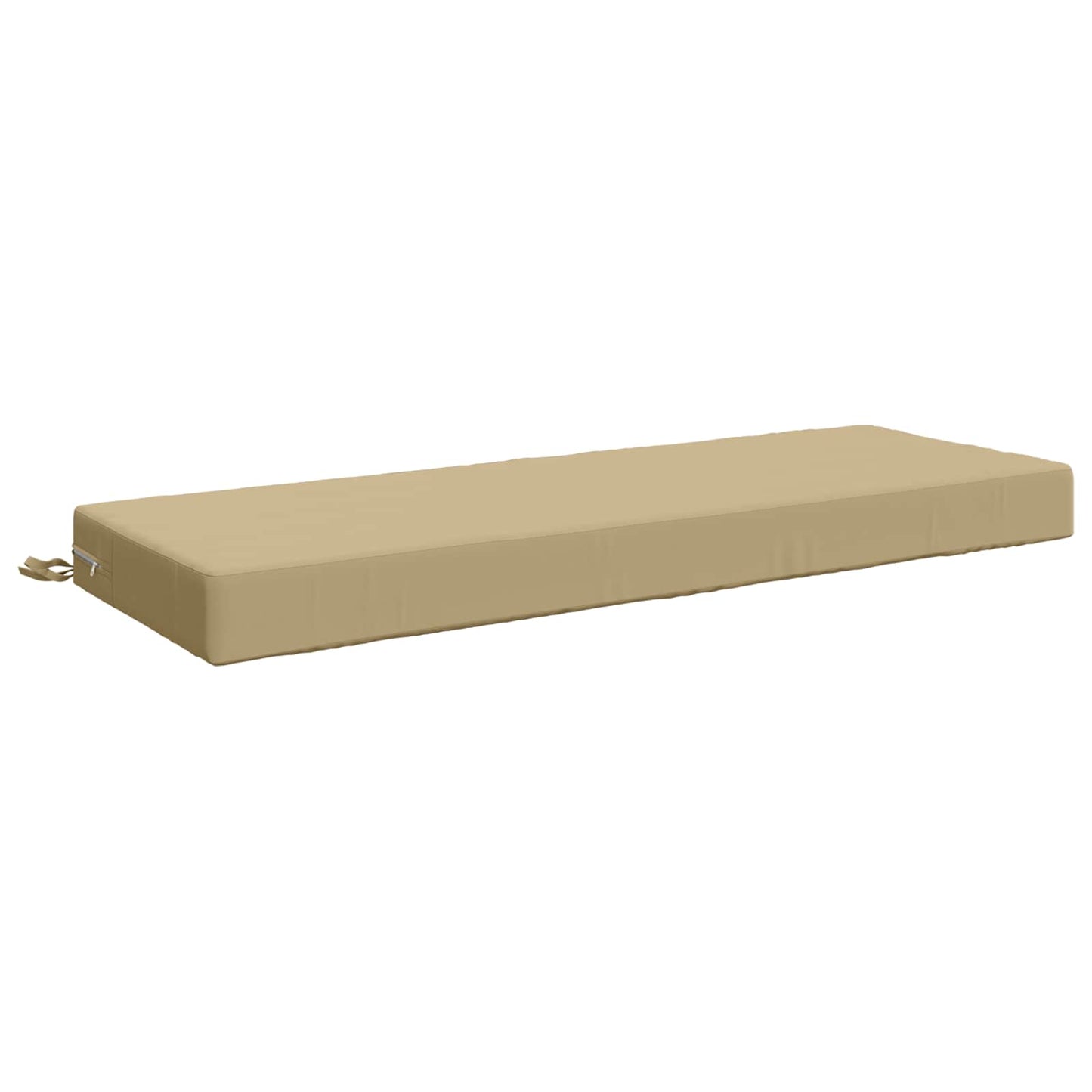 Seat Cushion SOEST 100% Polyester Beige 120 x 40 x 10 cm